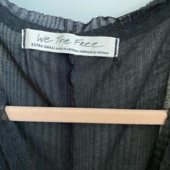Free People Ribbed Top Sz XS - Picture 2 of 6